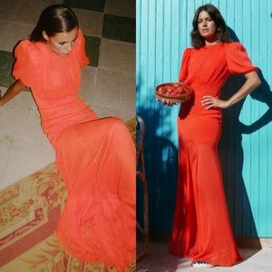 De La Vali Agua Gown Maxi Dress in Size UK 10 US 6